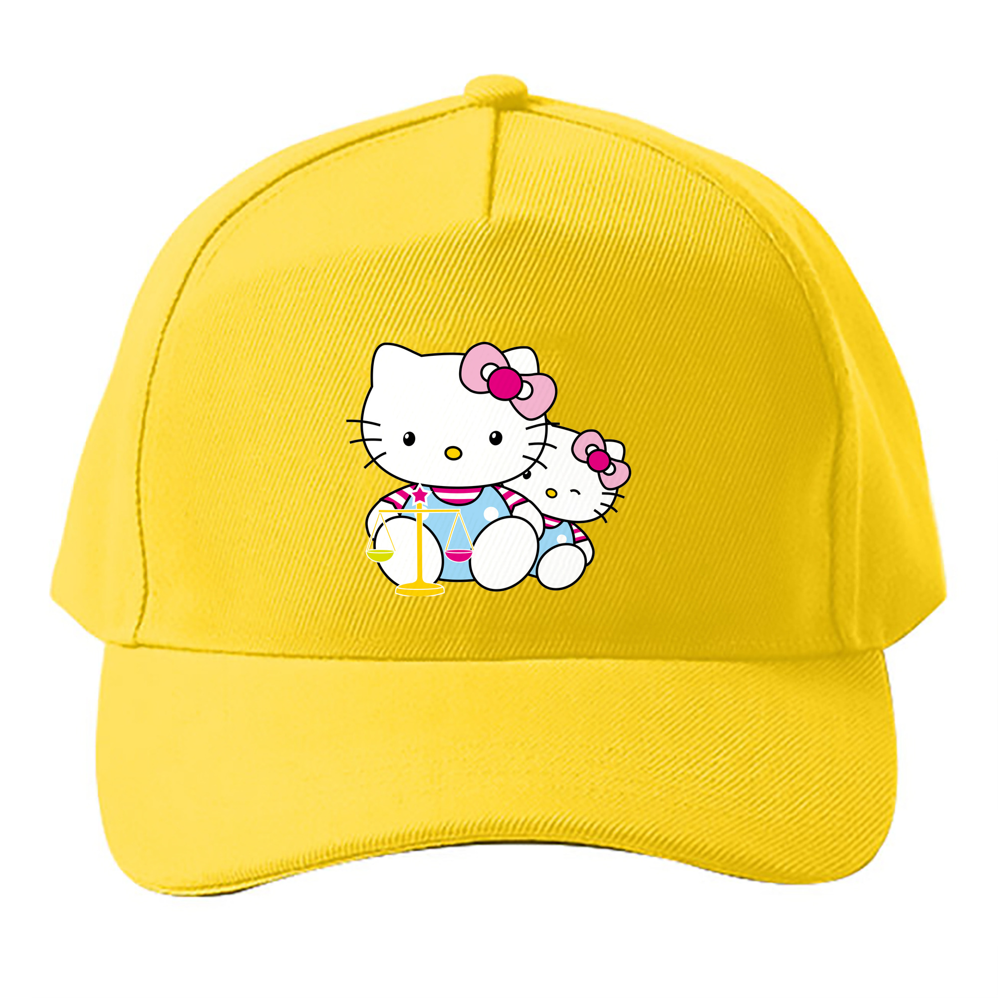（画像用） Hello Kitty ハローキティ ベースボールキャップ 綿100％ 男女兼用 帽子 スポーツ